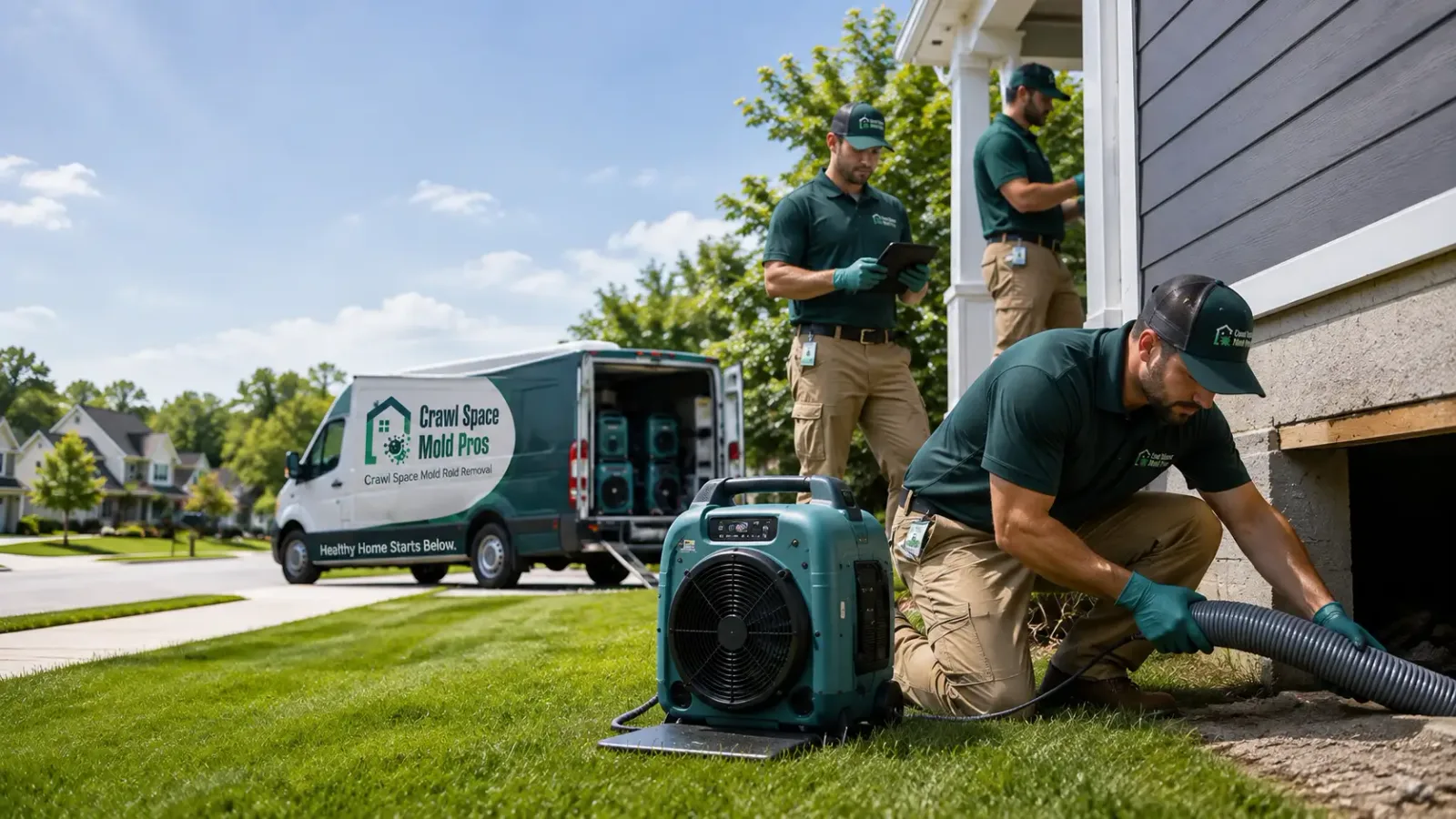 Crawl Space Mold Removal in Sanborn, NY